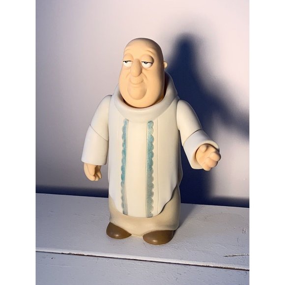 6" MEZCO TOYZ FAMILY GUY SERIES 3 THE POPE ACTION FIGURE ANIMATION - Picture 2 of 4